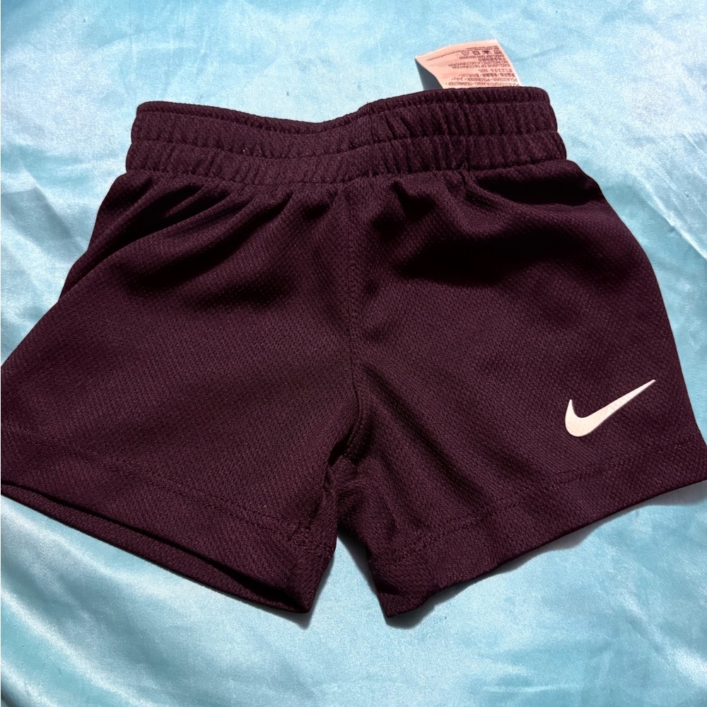 Nike Kids Dark Shorts with White Logo